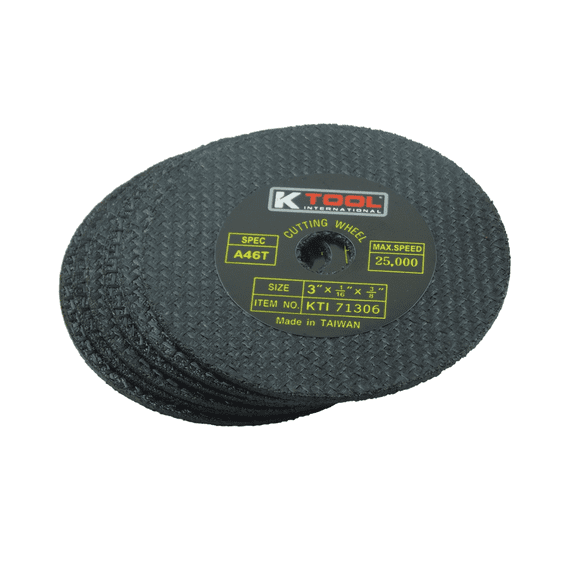K Tool International 6PK CUT-OFF WHEEL 3IN. X 1/16IN. 6/PK