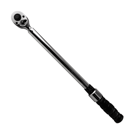 K Tool International 72125A Ratcheting Torque Wrench with 1/2" Drive for Garages, Repair Shops and DIY, 20-150 ft/lbs,, Dual scale, Laser Marked Scales, Quick Release, Molded Case, A
