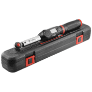 K Tool International 72133 15" Digital Torque Wrench with 3/8" Drive for Garages, Repair Shops, and DIY, 14.8-73.8 ft./lbs, 72 Teeth, Non-slip Handle, LCD Screen, Drop Forged Steel, Molded Case