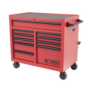 Craftsman S2000 41 in. 10 drawer Steel Rolling Tool Cabinet 37.5 in. H X 18  in. D