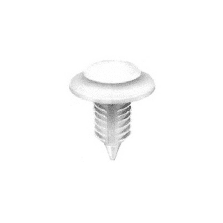 K Tool International DYN-6054 Trim Panel Retainers, Natural Nylon, Size: 3/16" [4.5mm], Stem: 3/4", Head: 3/4", Qty: 10
