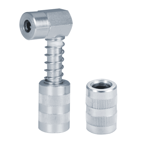 K Tool International Grease Coupler Compact Quick Connect 90 degree