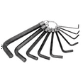 thumbnail image 1 of K Tool International HEX KEY SET 10 PC. METRIC 1.5MM TO 10MM ON A RING, 1 of 3