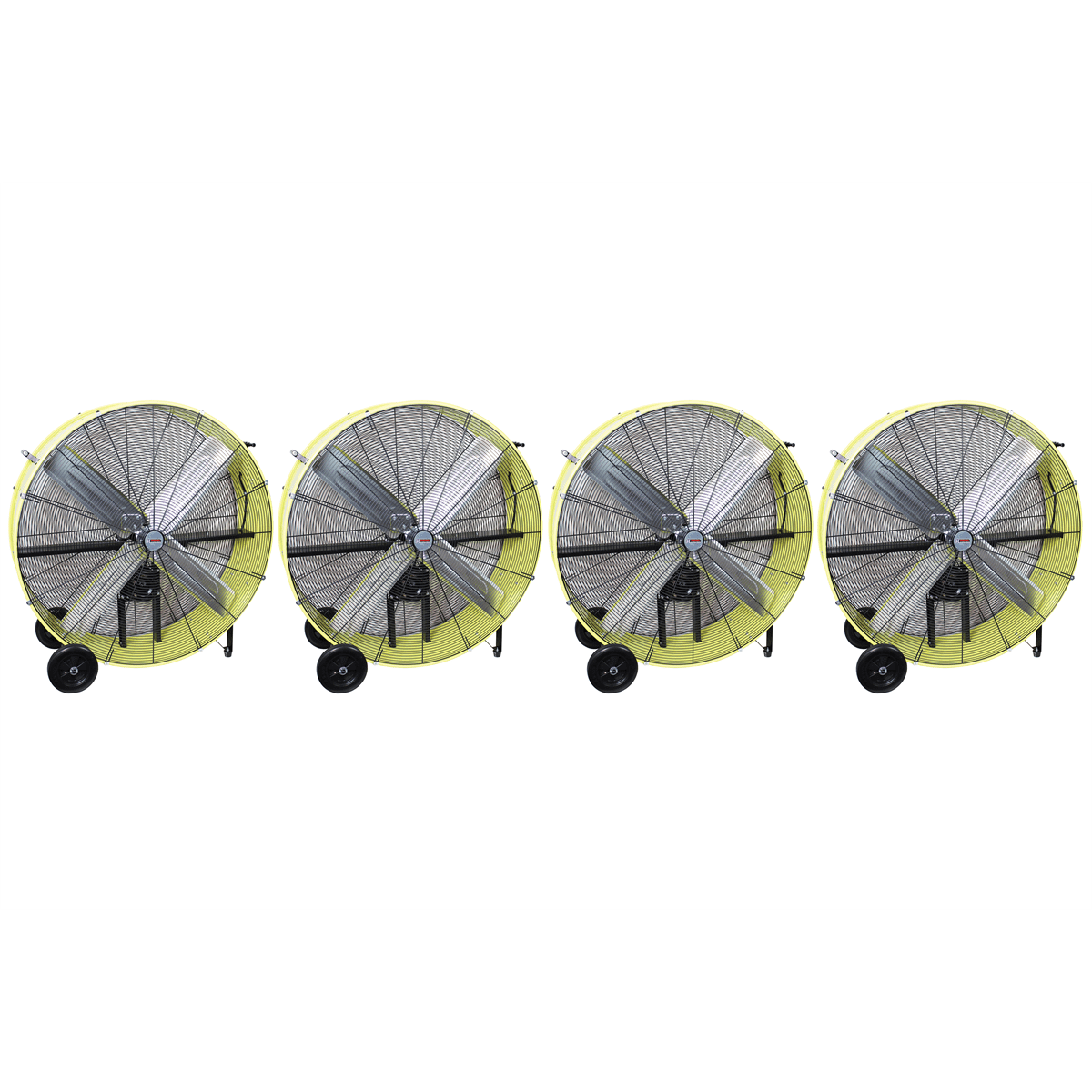 K Tool International 77743-PL4 42" Belt Drive Drum Fan w/8" Wheels, Pallet of 4
