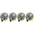 thumbnail image 1 of K Tool International 77743-PL4 42" Belt Drive Drum Fan w/8" Wheels, Pallet of 4, 1 of 8