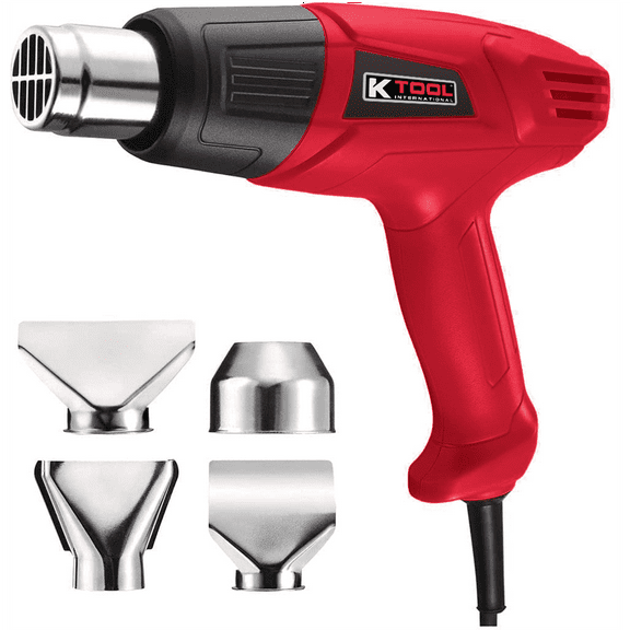 K Tool International KTI89020 120V Pro Heat Gun, Red