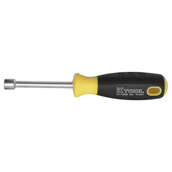 K Tool International METRIC NUT DRIVER 8MM X 75 SOFT-GRIP HANDLE