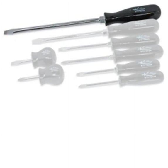 K Tool International Screwdriver Slotted 8In. Black
