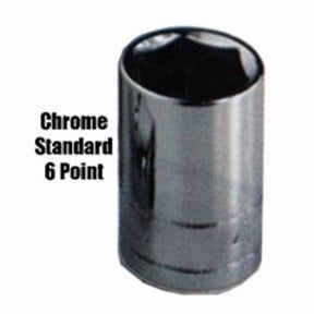 K Tool International Socket 16mm 0.5 Inch Drive Standard 6 Point