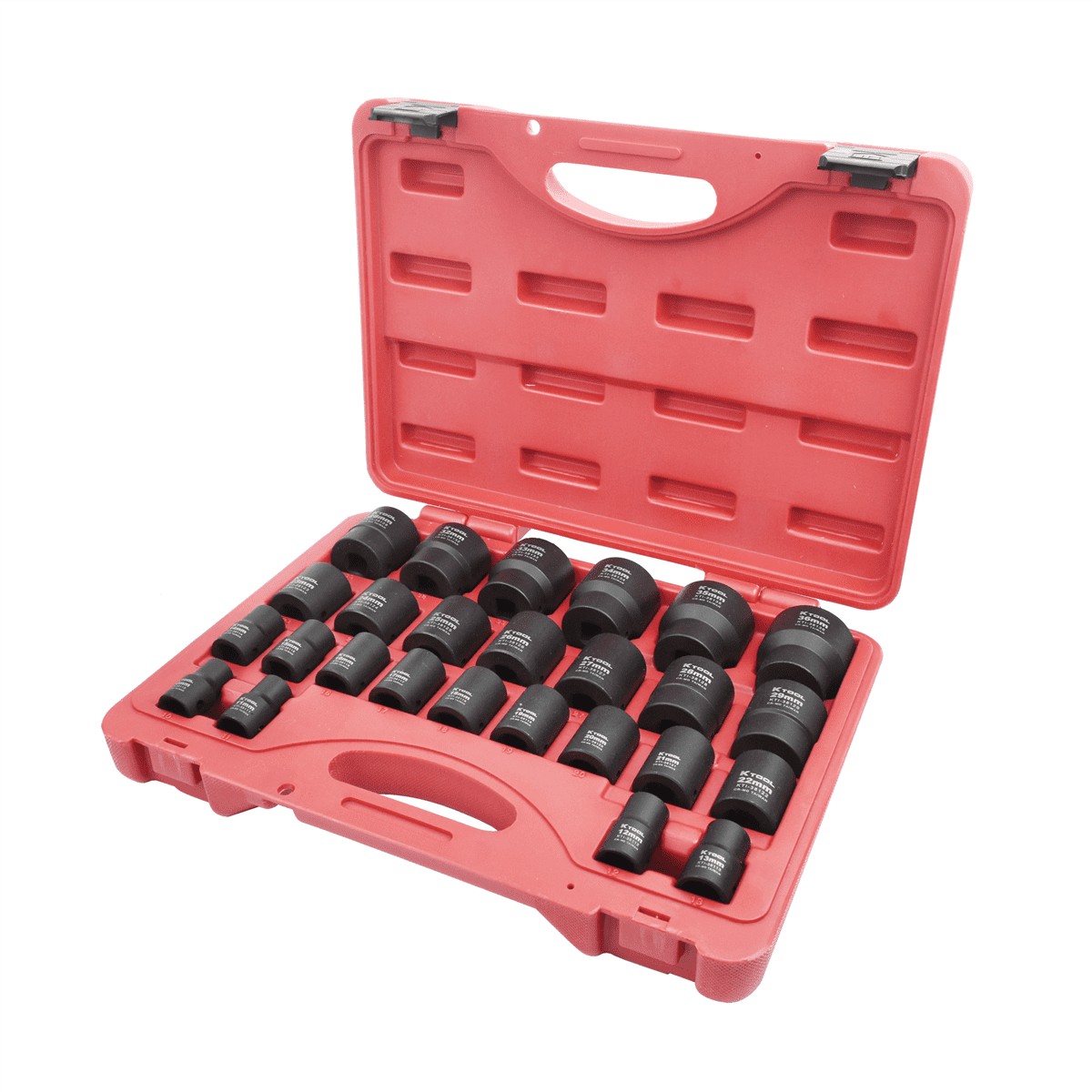 K Tool International 38101 Chrome Moly Thin Wall Metric Impact Socket Set