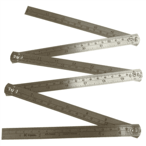 K Tool International Steel Folding Rule 3' Length