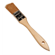 K Tool International Utility Brush 1 Inch Natural Bristles Wood Handle