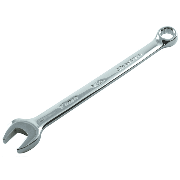 K Tool International Wrench 10mm Combination 12 Point 15 Degree Hi Polish