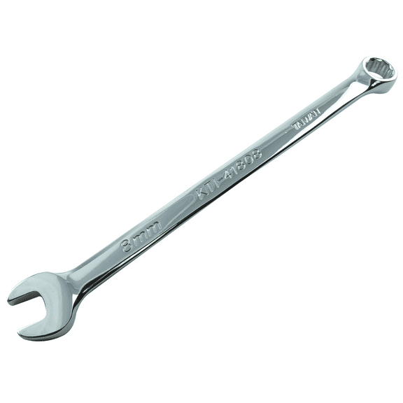 K Tool International Wrench 8mm Combination 12 Point 15 Degree Hi Polish
