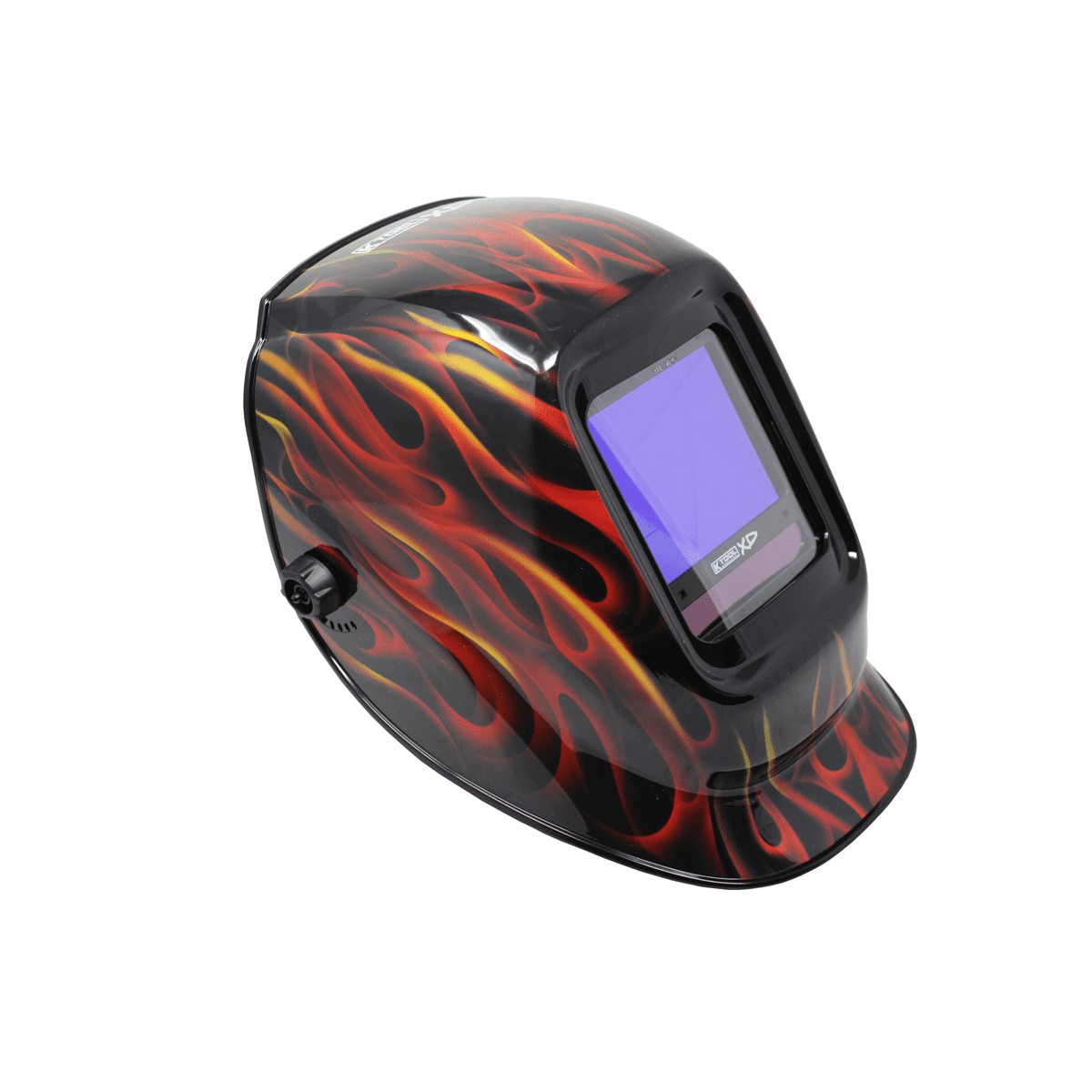 K Tool International XDTM7 Red Flame Autodarkening Welding Helmet with