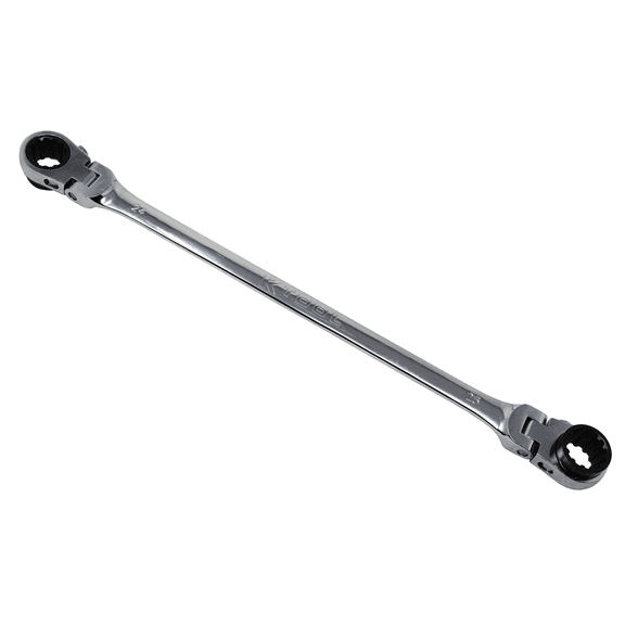 K Tool International XDDB24X25 Extra Long Flexible Reversible Ratcheting Wrench