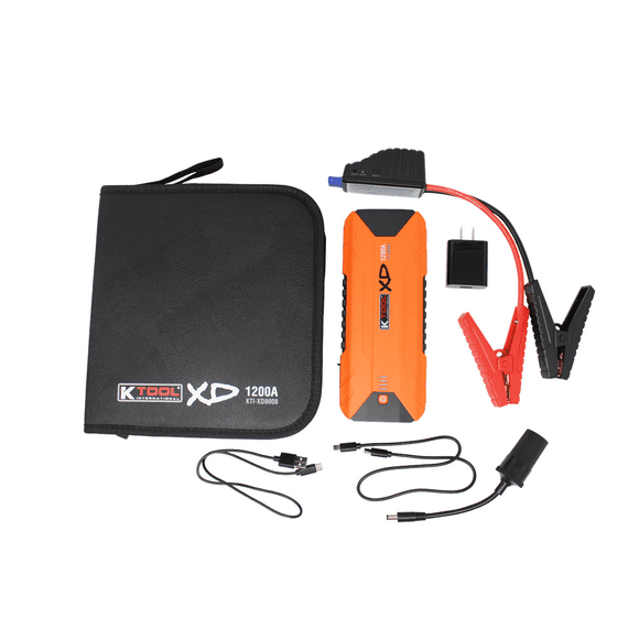 K-Tool XD Power Bank Portable Charger Jump Starter 16000 mAh