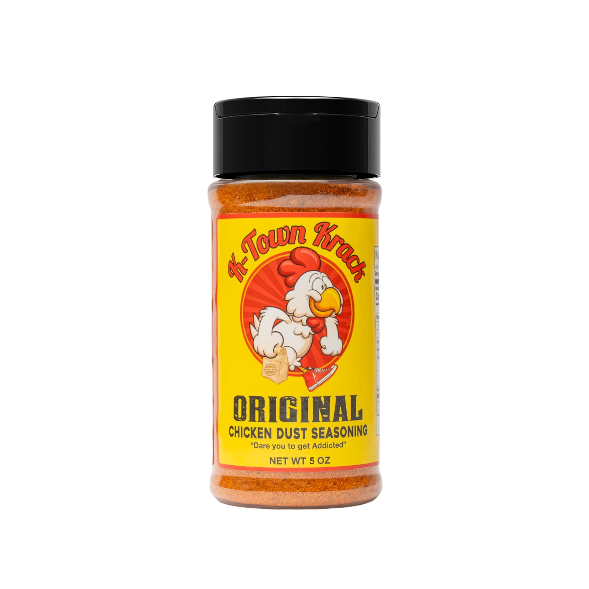 K-Town Krack Original Chicken Dust Seasoning 5oz for Grilling and BBQ
