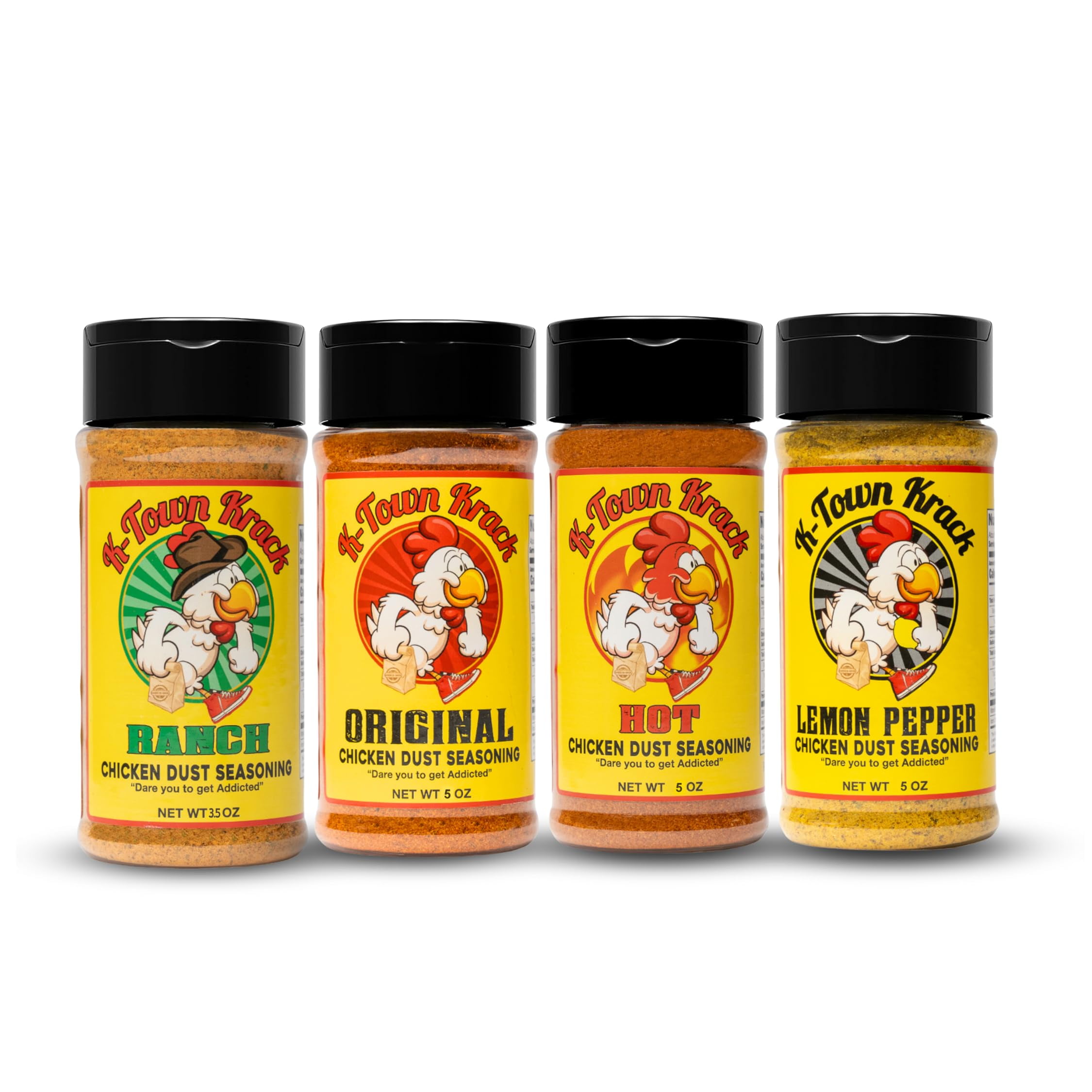 KTown Krack Seasoning Variety STF9 Pack Original, Hot, Ranch