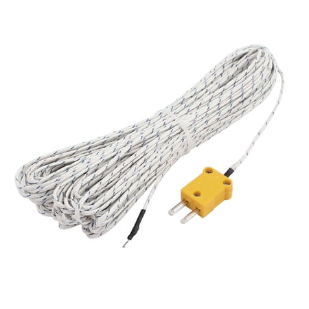 K Type -30C to + 400C Probe Measuring Thermocouple Sensor Wire 20 Meters