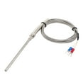 thumbnail image 1 of K Type -50-700C Range 2M Length Thermocouple Stainless Probe Temperature Sensor, 1 of 5