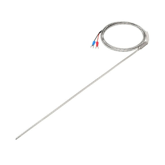 K Type Temperature Sensor Probe 1.5M Cable 3mm x 300mm Probe Thermocouple