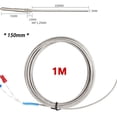 thumbnail image 1 of K-Type Thermocouple Probe Temperature Sensor Controller 30Mm 50Mm 100Mm 150Mm 200Mm Sensor Probe 0°C-400°C Temperature Transmitt, 1 of 9
