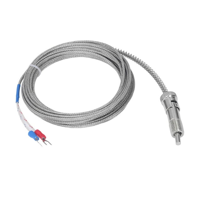 K Type Thermocouple Temperature Gauge Sensor Probe 0400℃ M12