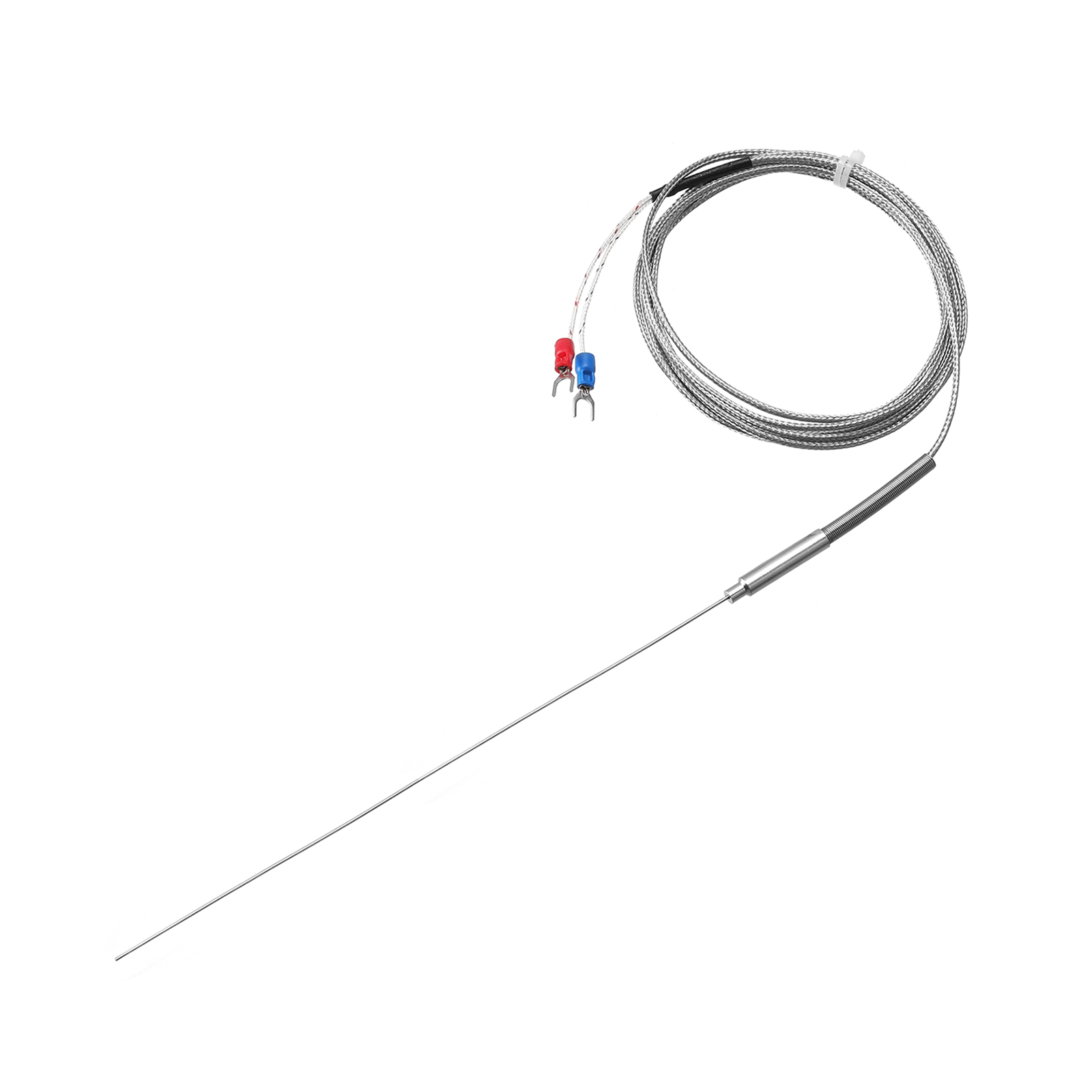 K Type Thermocouple Temperature Sensor Probe 1x200mm 6.6ft Cable 0 to