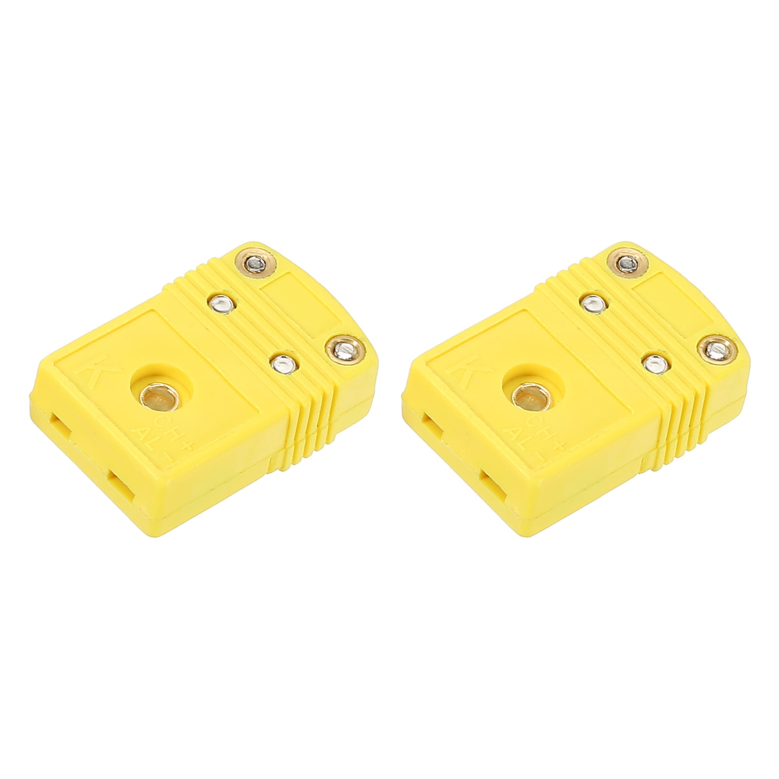 MECCANIXITY Mini E Type Thermocouple Wire Connectors - Male & Female Plug Set, High Temp 220°C (428°F)