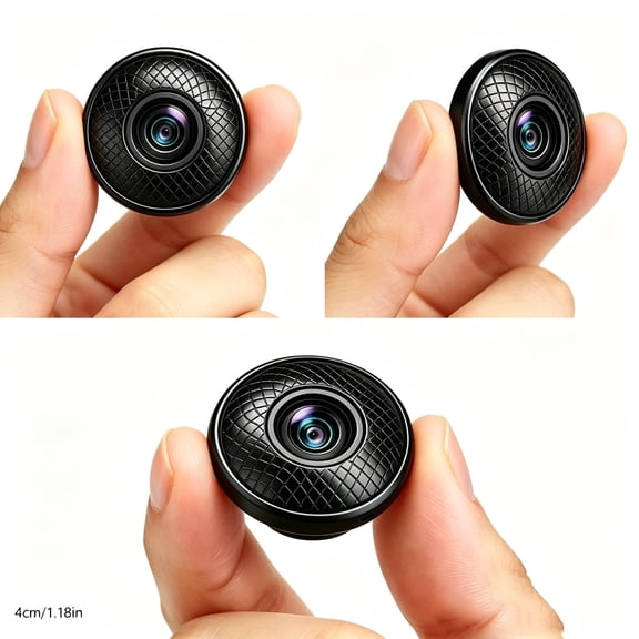 K Ultra Clear Full HD Small Wireless Battery Security Cam, Wire-Free Self-Powered No Installation Drilling No Complex Wiring, Portable Paste-On Indoor Camera