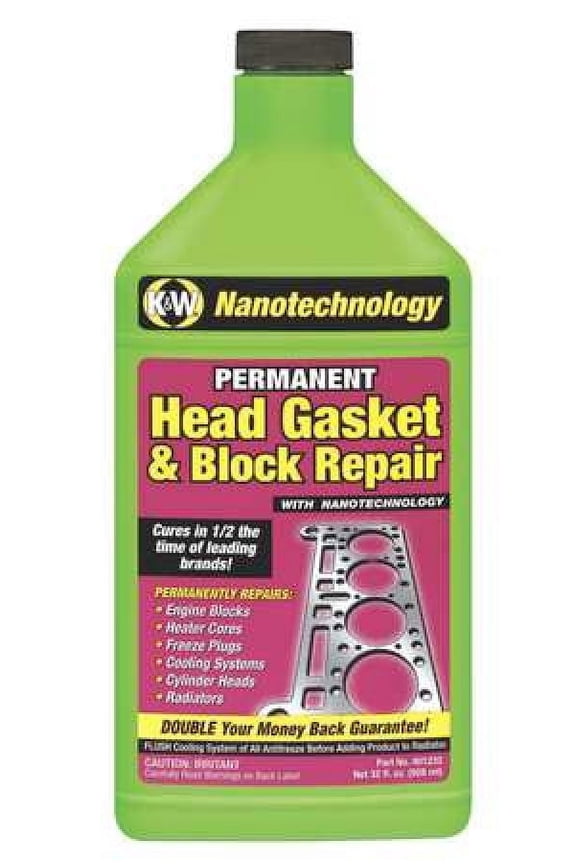 401232 Permanent Head Gasket and Block Repair 32 oz For Cars, Trucks, and Other Vehicles
