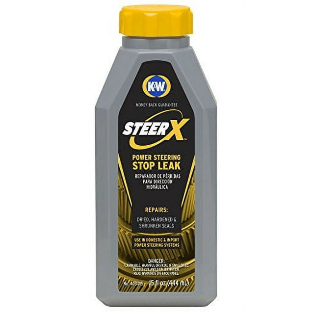K&W 403015x6 SteerX Power Steering Stop Leak 15 Fl Oz
