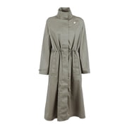 K-Way Barbrein Cotton Three Layer Trench Coat Womens
