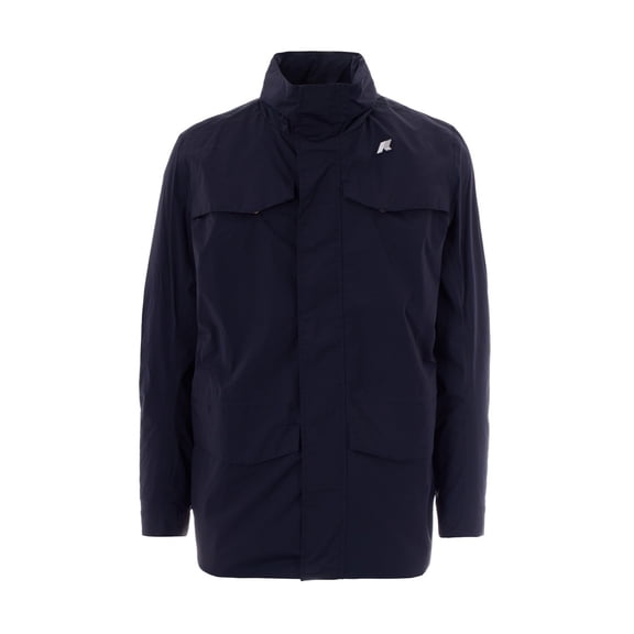 K-Way Manuel Stretch Nylon Jacket In Blue Depth (Men's)