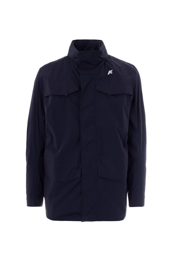 Manuel Stretch Nylon Jacket In Blue Depth (Men's)