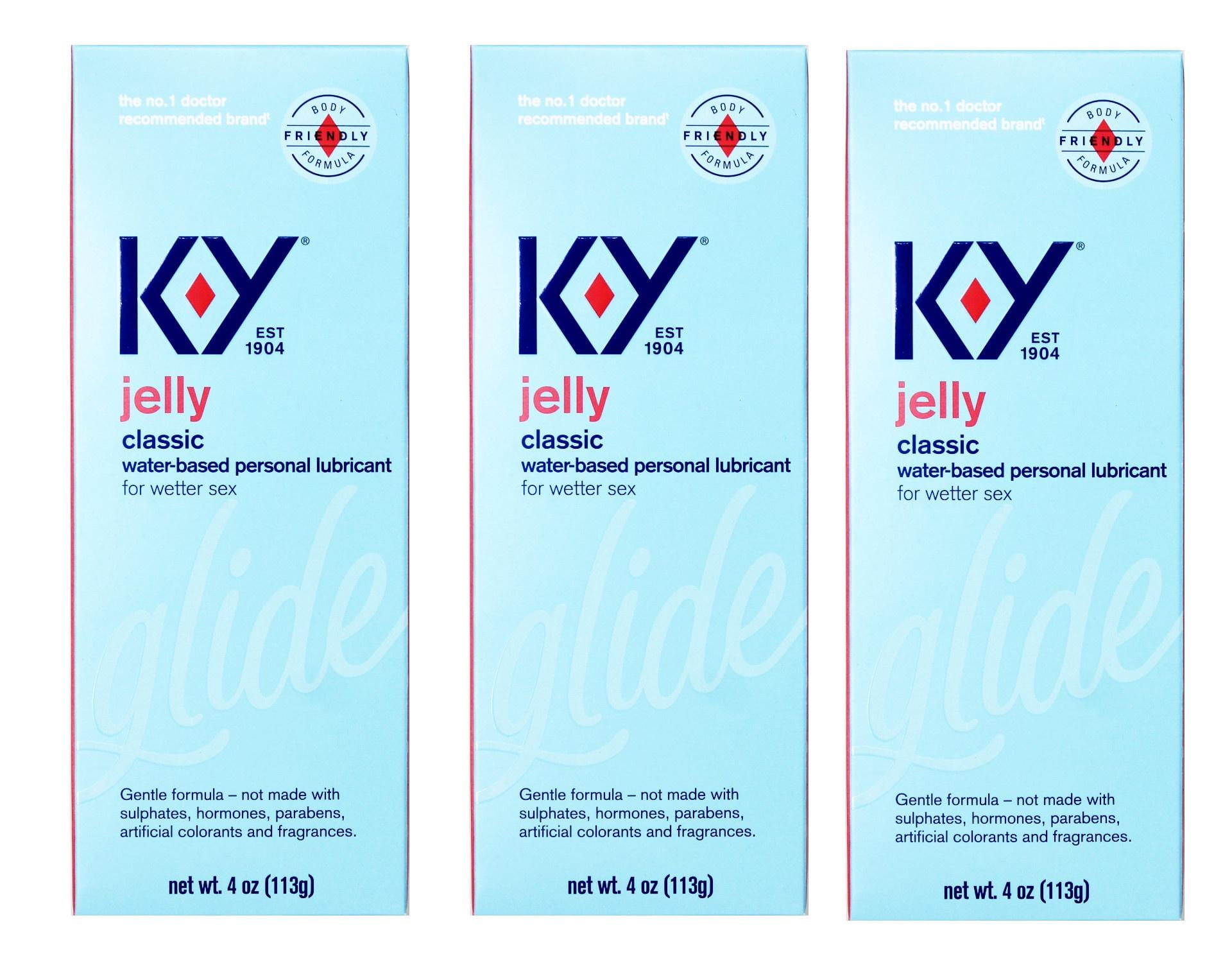 K-Y Jelly Lube Personal Lubricant, Water-Based Formula Safe to Use with ...