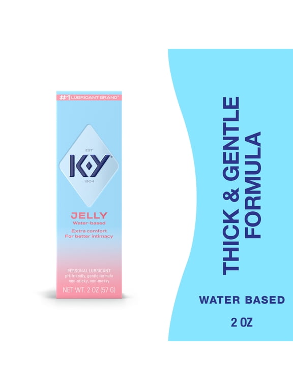 Jelly Personal Lubricant, Water Based Lube For Sexual Wellness, Vaginal Moisturizer, 2 fl oz