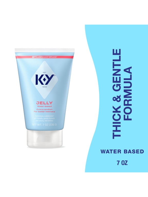 Jelly Personal Lubricant, Water Based Lube For Sexual Wellness, Vaginal Moisturizer, 7 fl oz