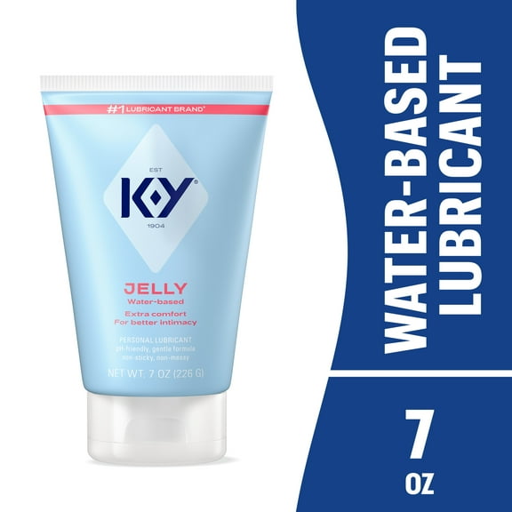 K-Y Jelly Personal Lubricant, Water Based Lube For Sexual Wellness, Vaginal Moisturizer, 7 fl oz