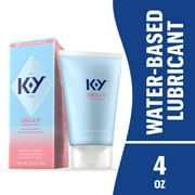 K-Y Jelly Personal Lubricant, Water Based Lube for Sexual Wellness, 4 Fl oz
