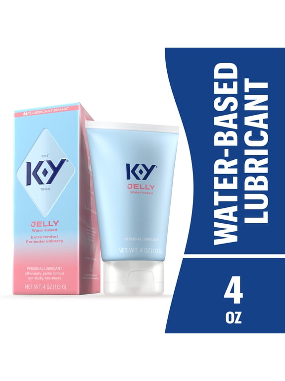 Jelly Personal Lubricant, Water Based Lube for Sexual Wellness, 4 Fl oz