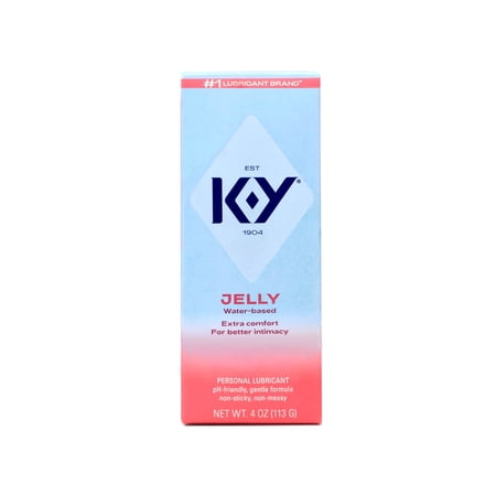 K-Y Jelly, Vaginal Lube Moisturizer and Personal Lubricant, Recommended by Gynecologists, 113 g (Packaging may vary)