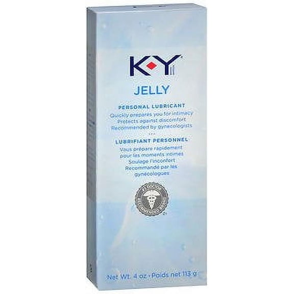 K-Y Jelly Water-Based Personal Lube 4 oz (Pack of 8)