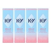 K-Y Jelly Water-Based Personal Lubricant 2 oz, pH-Friendly, 4 Pack