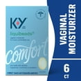 KY Liquibeads, Silicone Base Lube For Sexual Wellness, Vaginal Moisturizer, 6 Ovules and