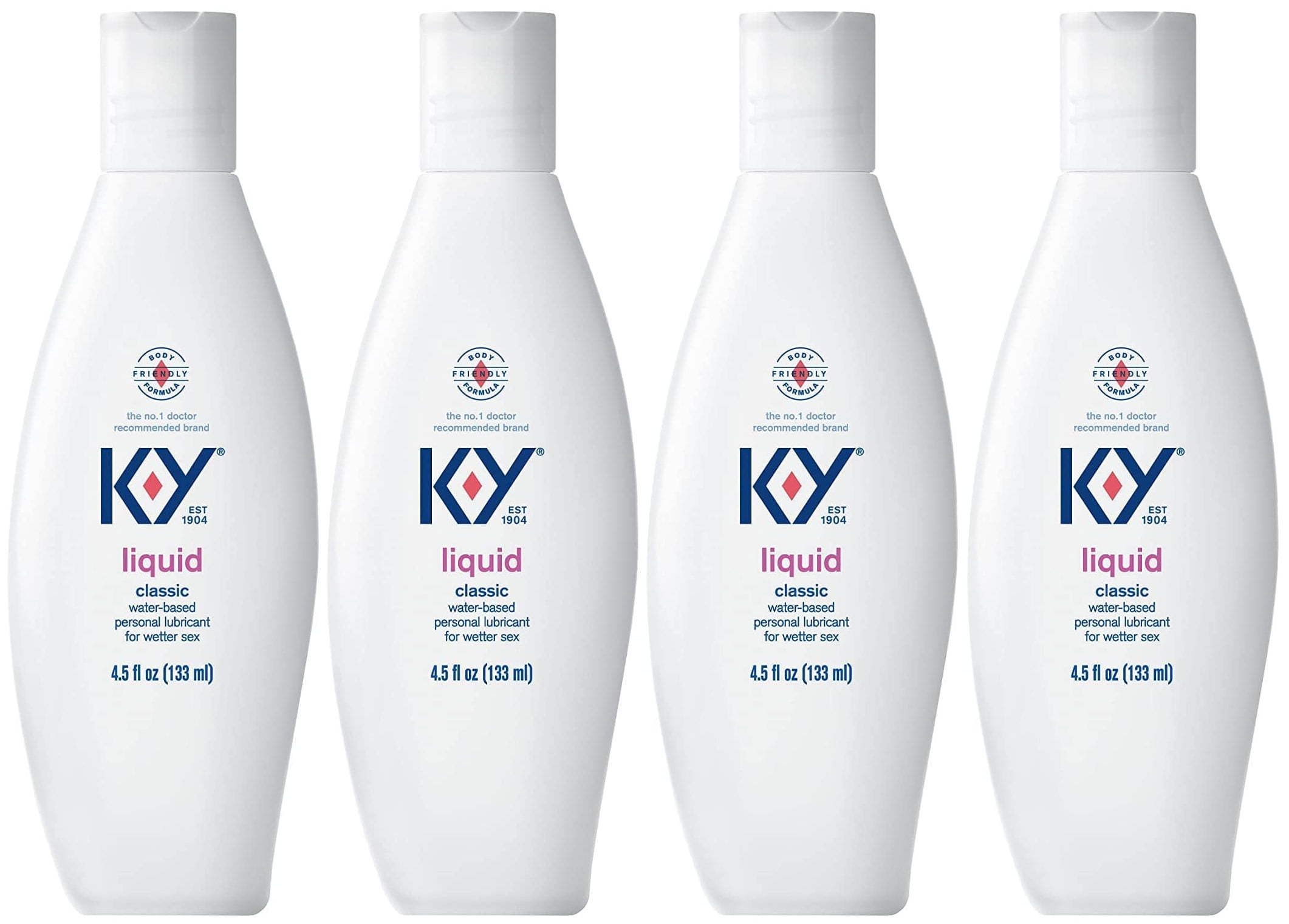 K-Y Liquid Lubricant 5 oz (Pack of 4)