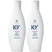 K-Y Liquid Water Based Natural Feeling Personal Lubricant - 5 Oz, 2 Pack