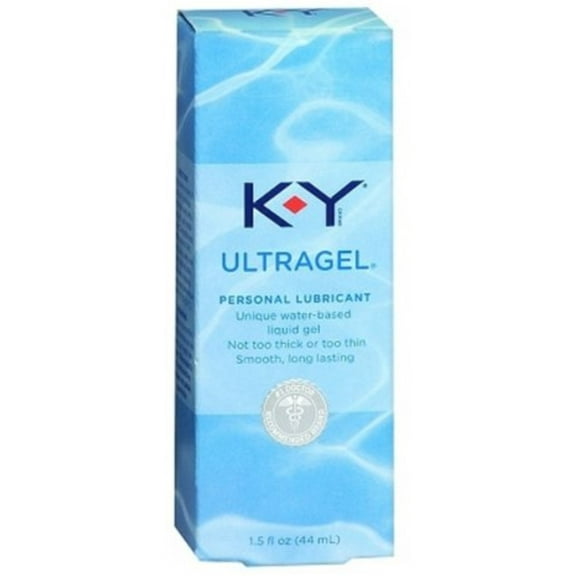 K-Y UltraGel Personal Water Based Lubricant, 1.5 oz (Pack of 6)