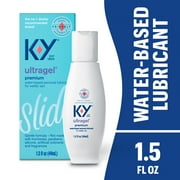 K-Y Ultragel Lube, Personal Water Based Lubricant For Sexual Wellness, Vaginal Moisturizer, 1.5 FL OZ